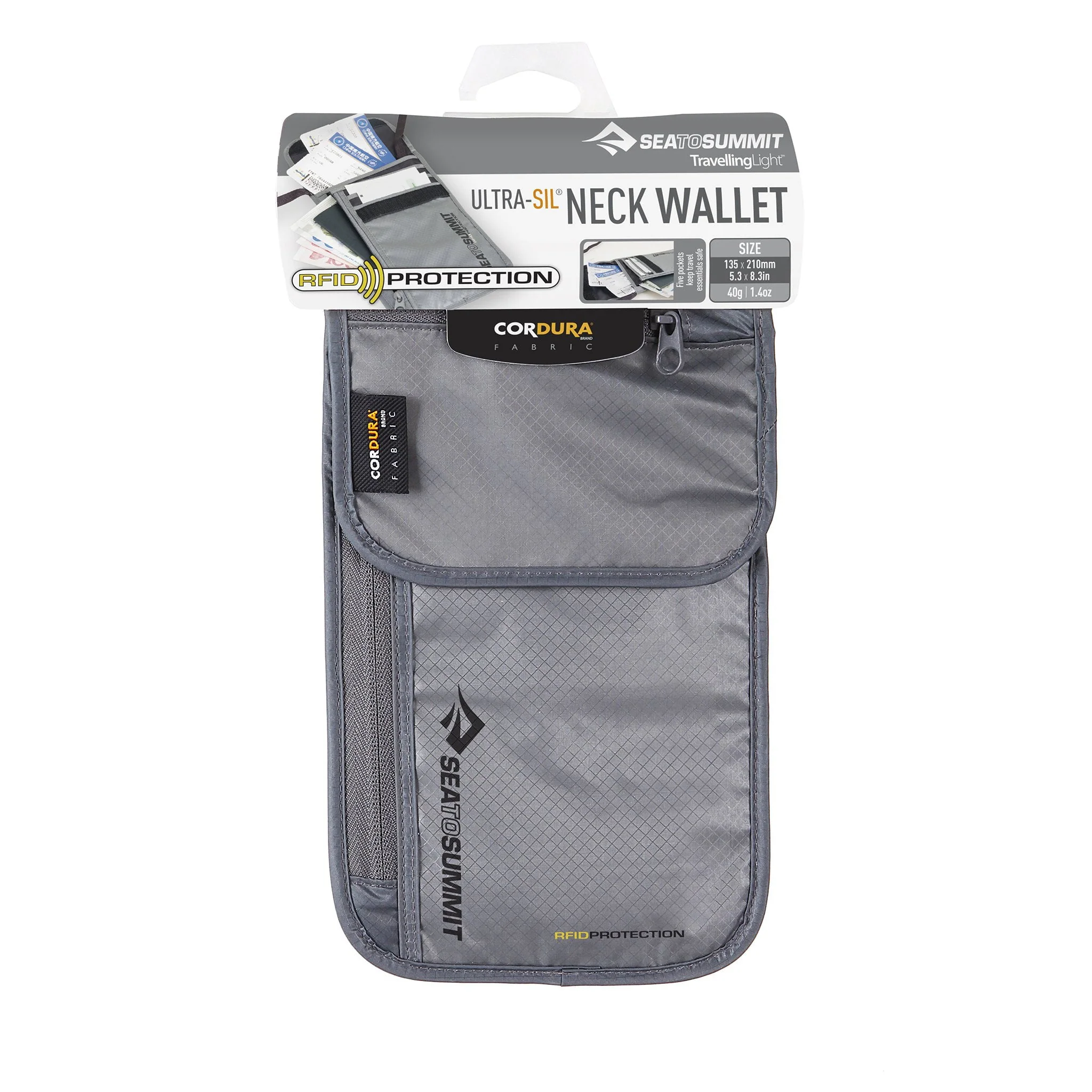 Sea to Summit Travelling Light Neck Pouch RFID - Image 2