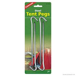 Coghlan's 7" Steel Tent Pegs - BULK