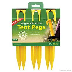 Coghlan's 9" ABS Tent Pegs - Bulk