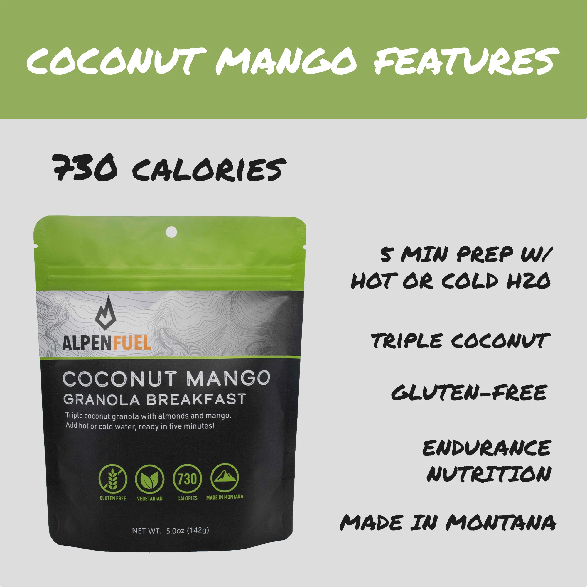 Alpen Fuel Coconut Mango Granola - Image 3