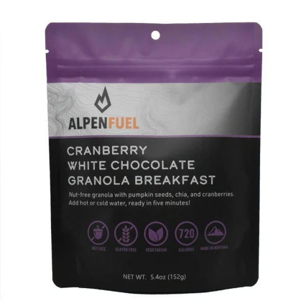 Alpen Fuel Cranberry white Chocolate Granola Breakfast