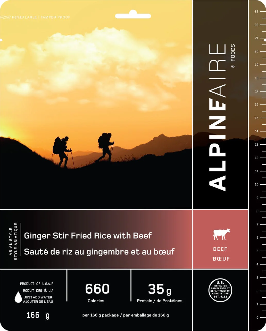 AlpineAire Ginger Stir Fried Rice with Beef