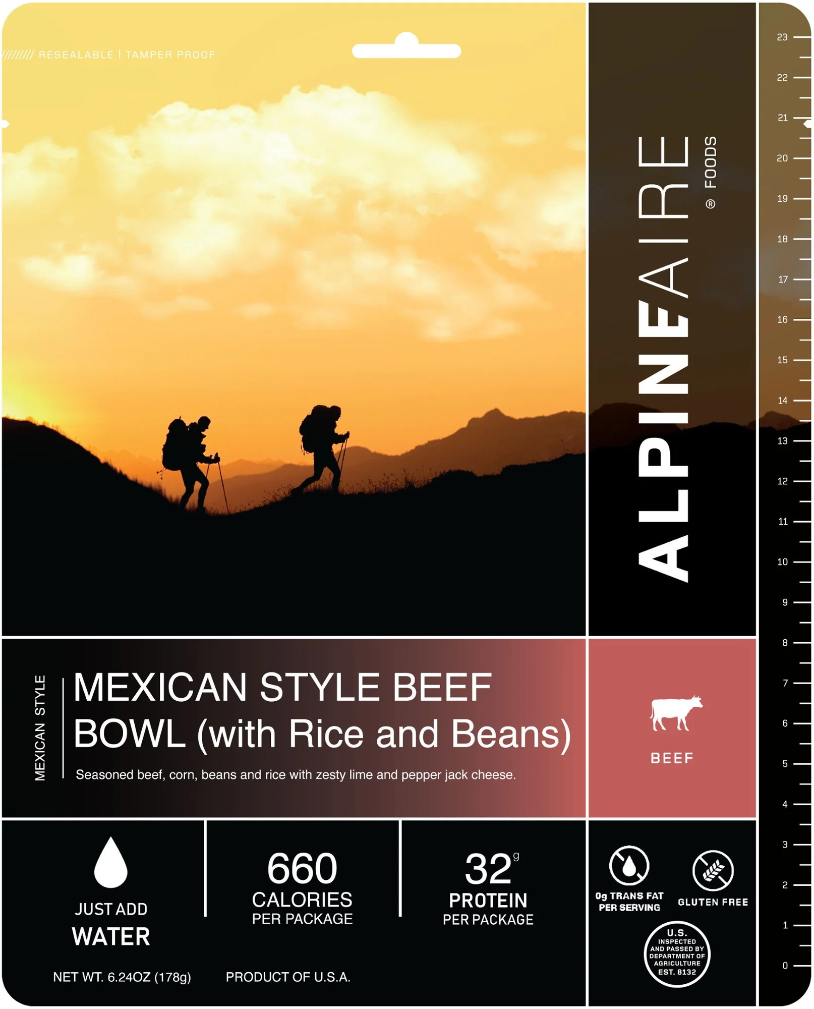AlpineAire Mexican-Style Beef Bowl - 2 Servings - Image 2