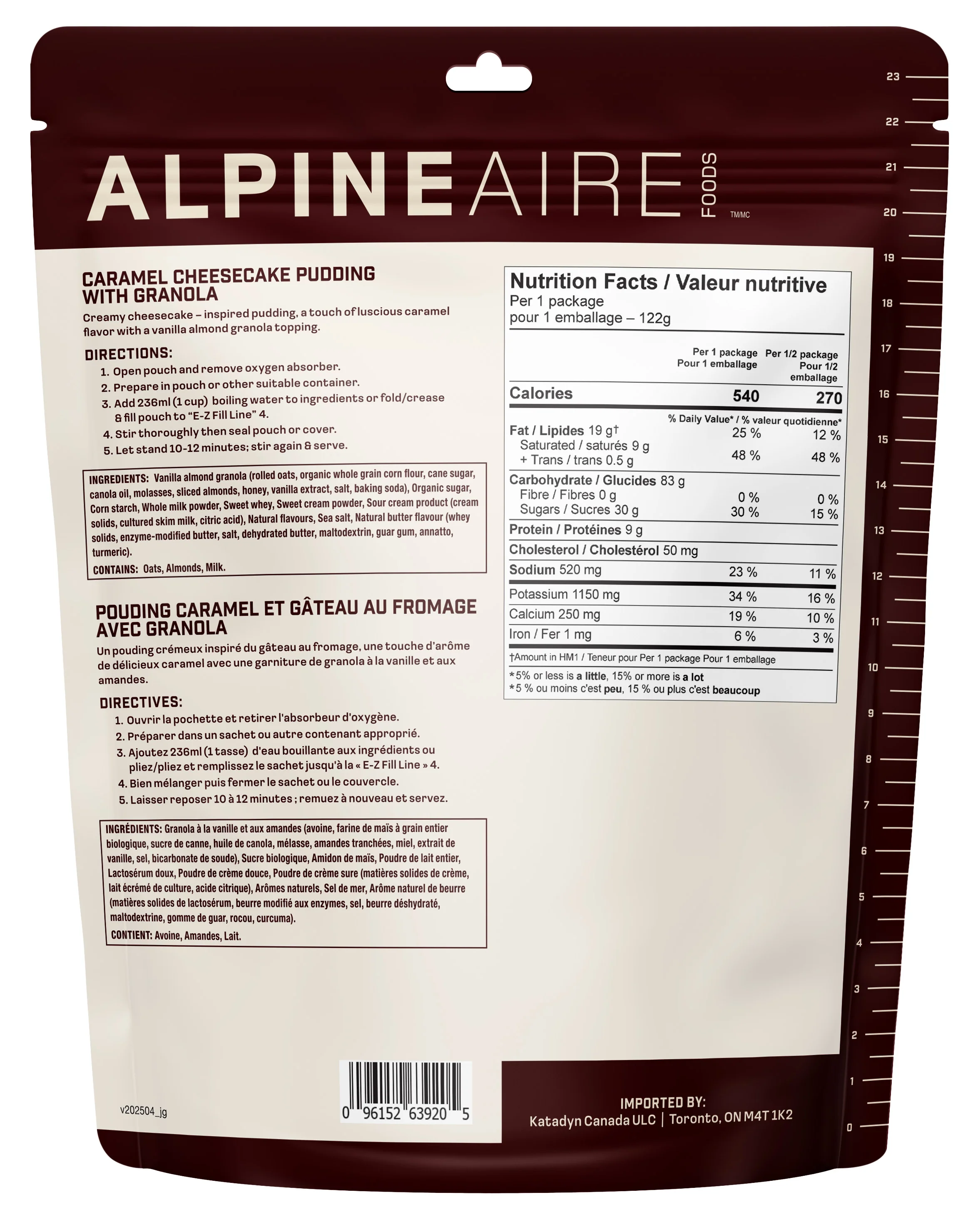 AlpineAire Caramel Cheesecake Pudding w/ Granola - Image 2