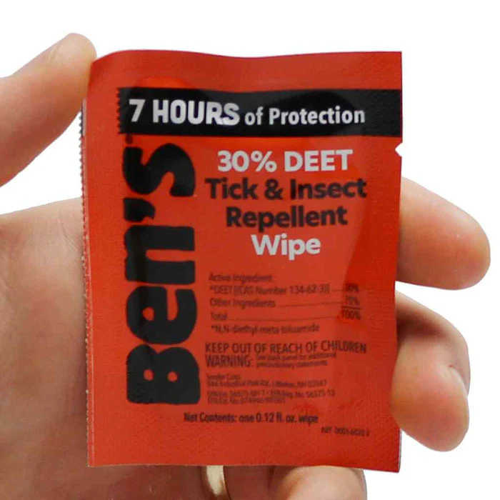 Ben's 30 Tick & Insect Repellent Wipes - Image 3