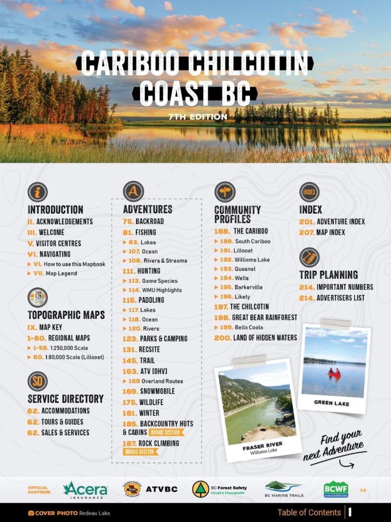 BRMB Cariboo Chilcotin Coast BC Mapbook, 7th Edition - Image 2