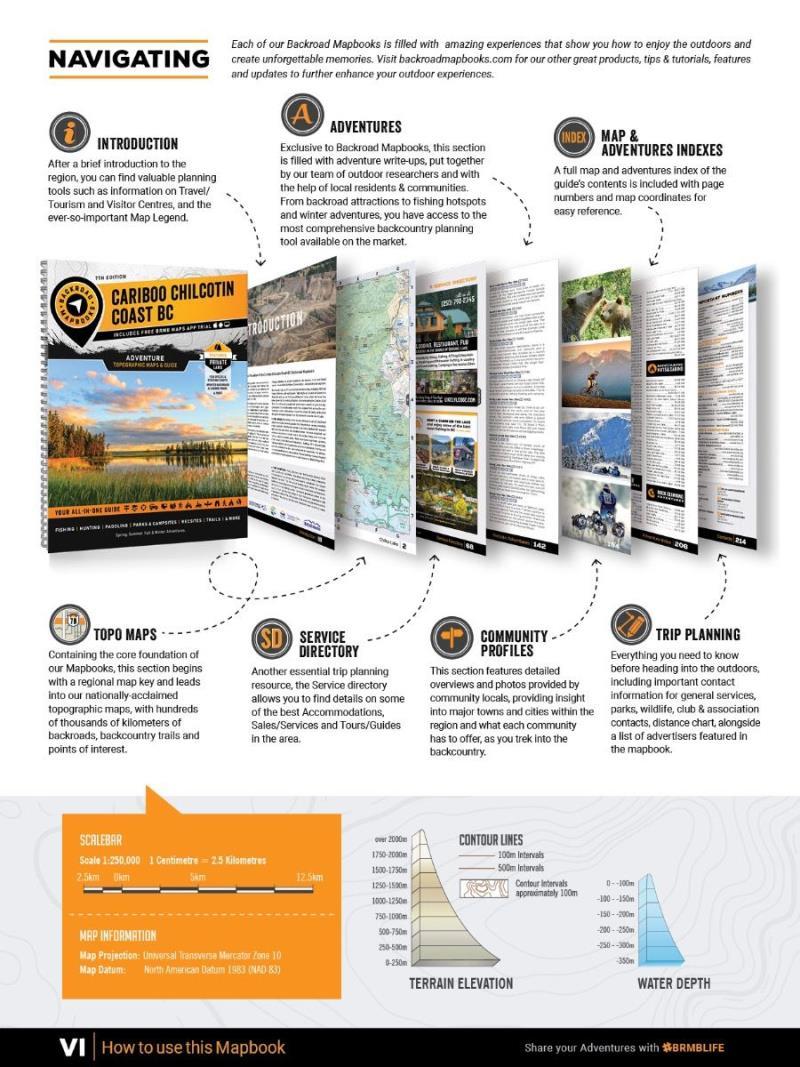 BRMB Cariboo Chilcotin Coast BC Mapbook, 7th Edition - Image 3