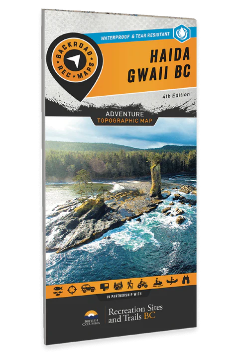 BRMB Haida Gwaii Waterproof Map 4th Ed.