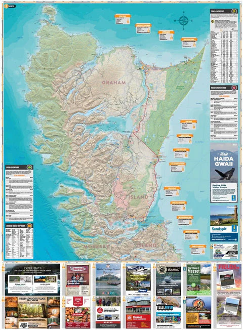 BRMB Haida Gwaii Waterproof Map 4th Ed. - Image 3