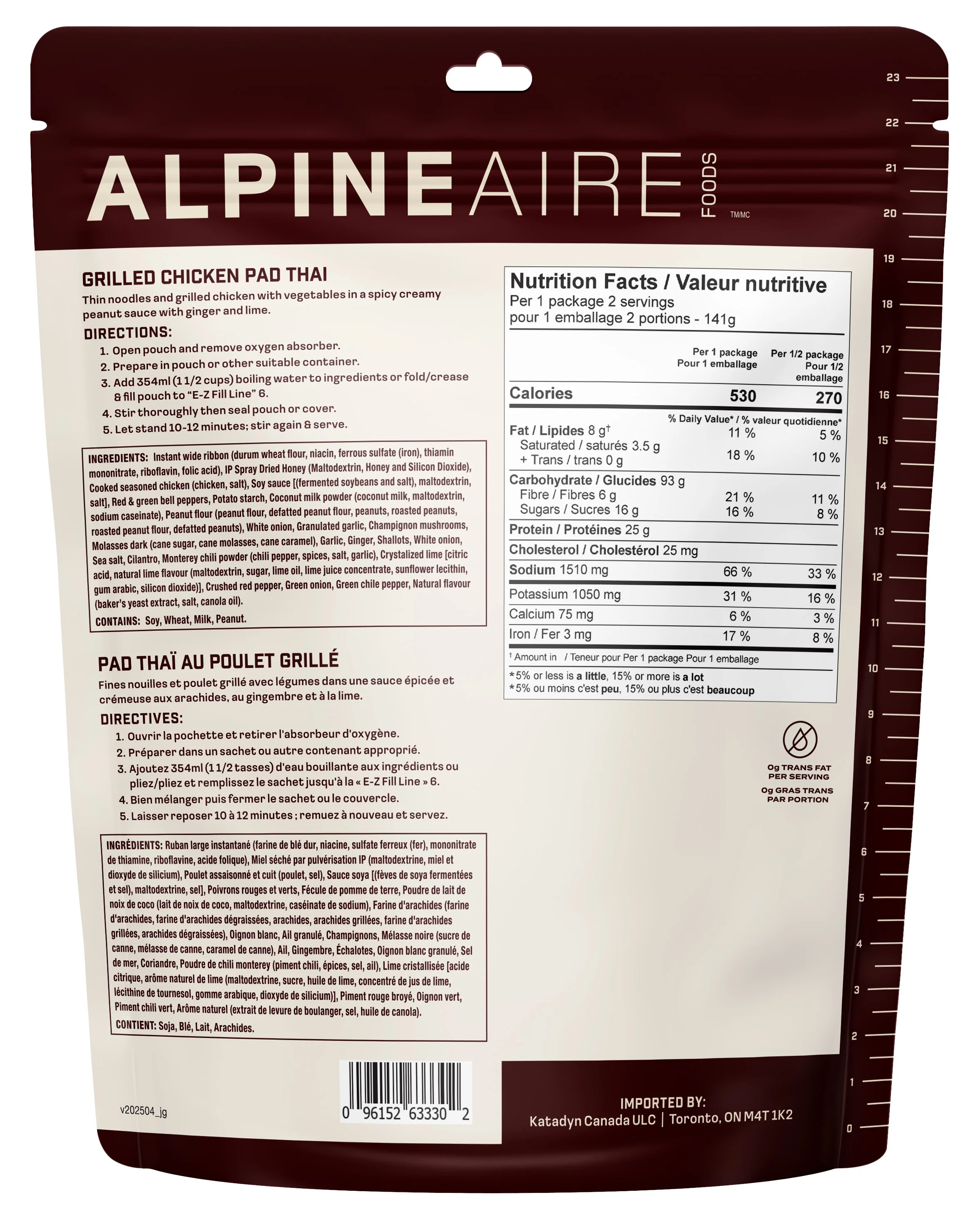 AlpineAire Grilled Chicken Pad Thai - 2 Servings - Image 2