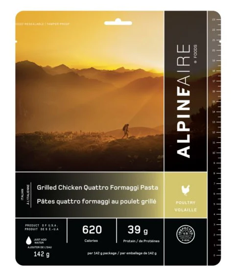 AlpineAire Grilled Chicken Quattro Formaggi Pasta