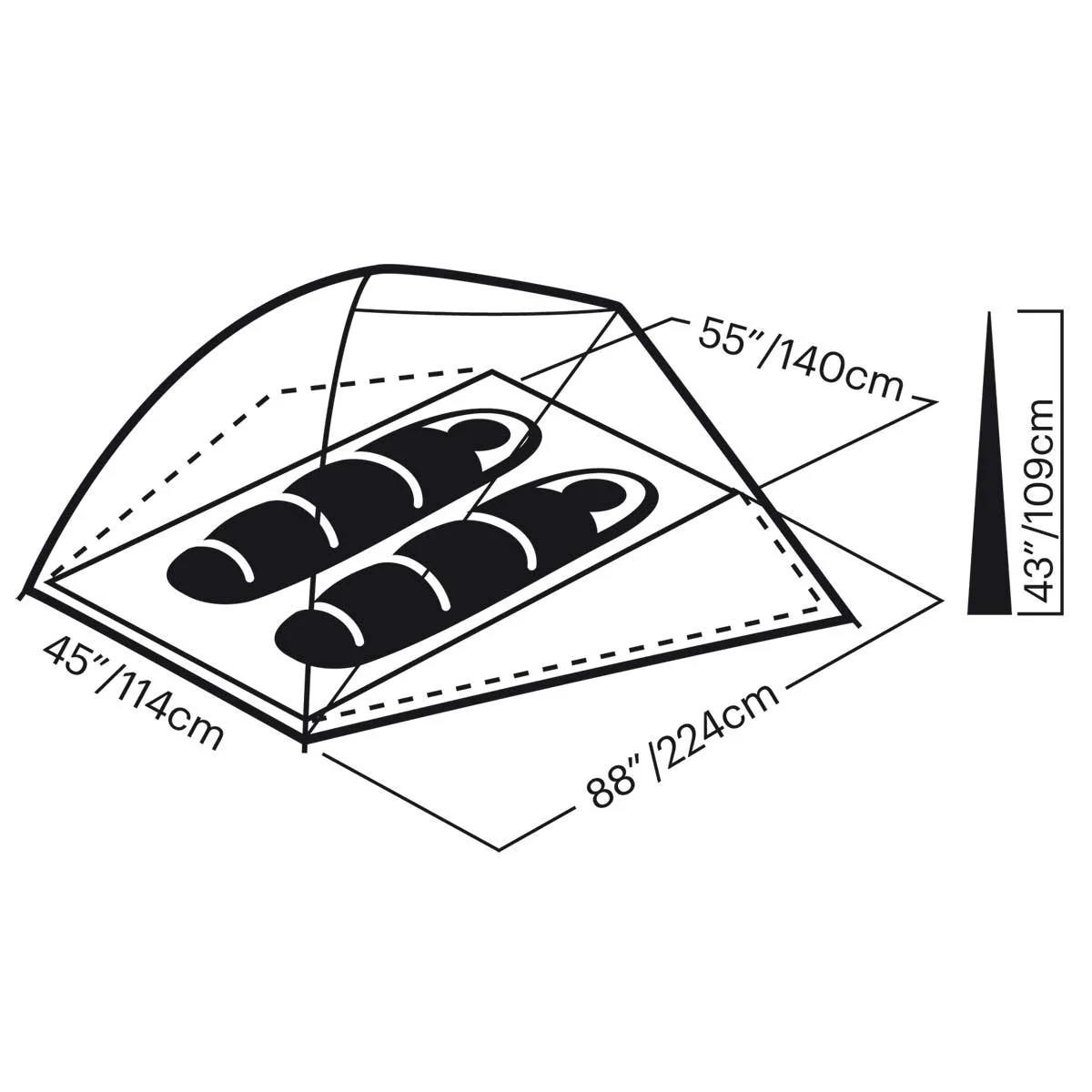Eureka Midori 2 Tent - Image 3