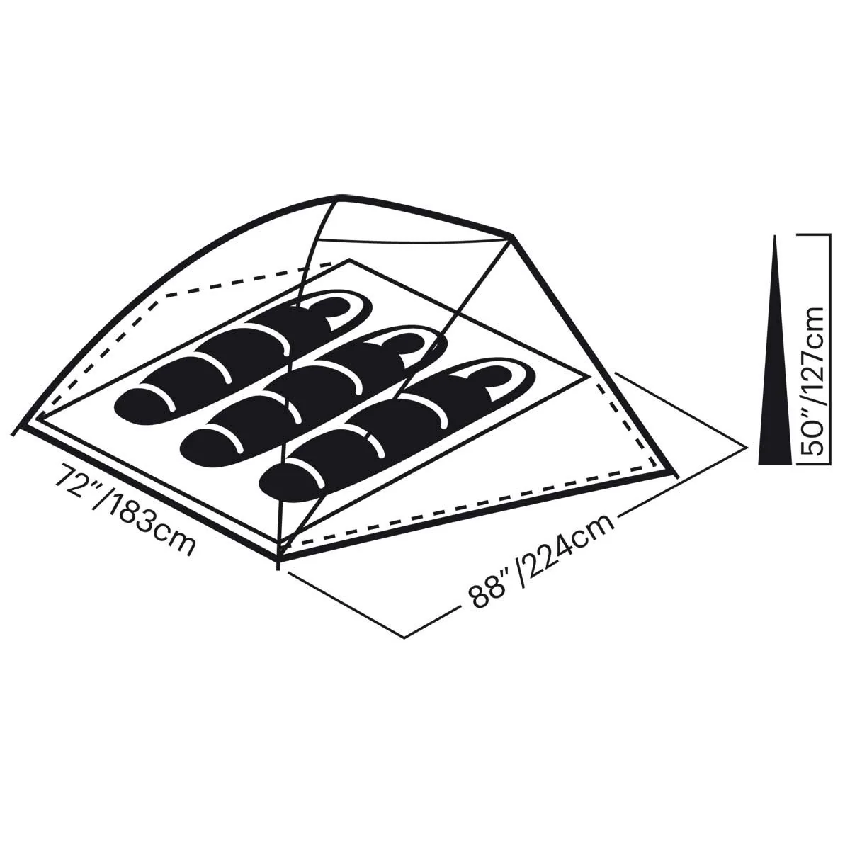 Eureka Midori 3 Tent - Image 3