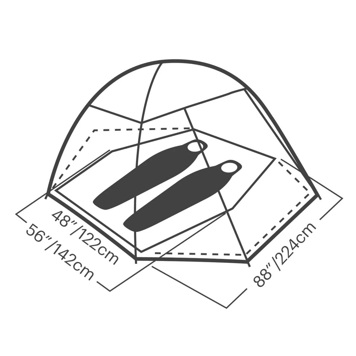 Eureka Mountain Pass 2 Tent - Image 3