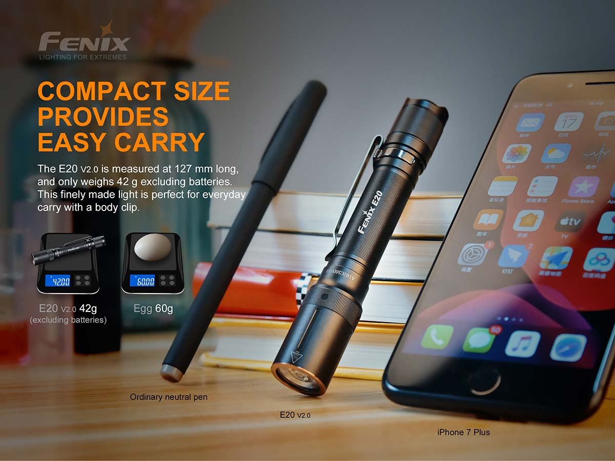 Fenix E20 V2.0 Flashlight - Image 2