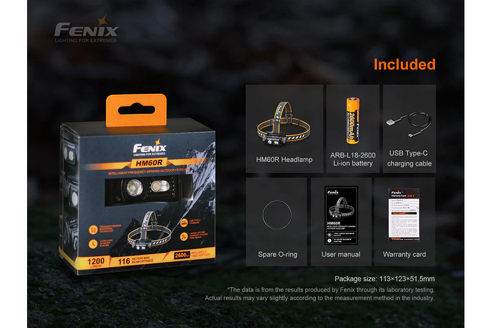 Fenix HM60R Triple light source - 1300 Lumens - Image 4