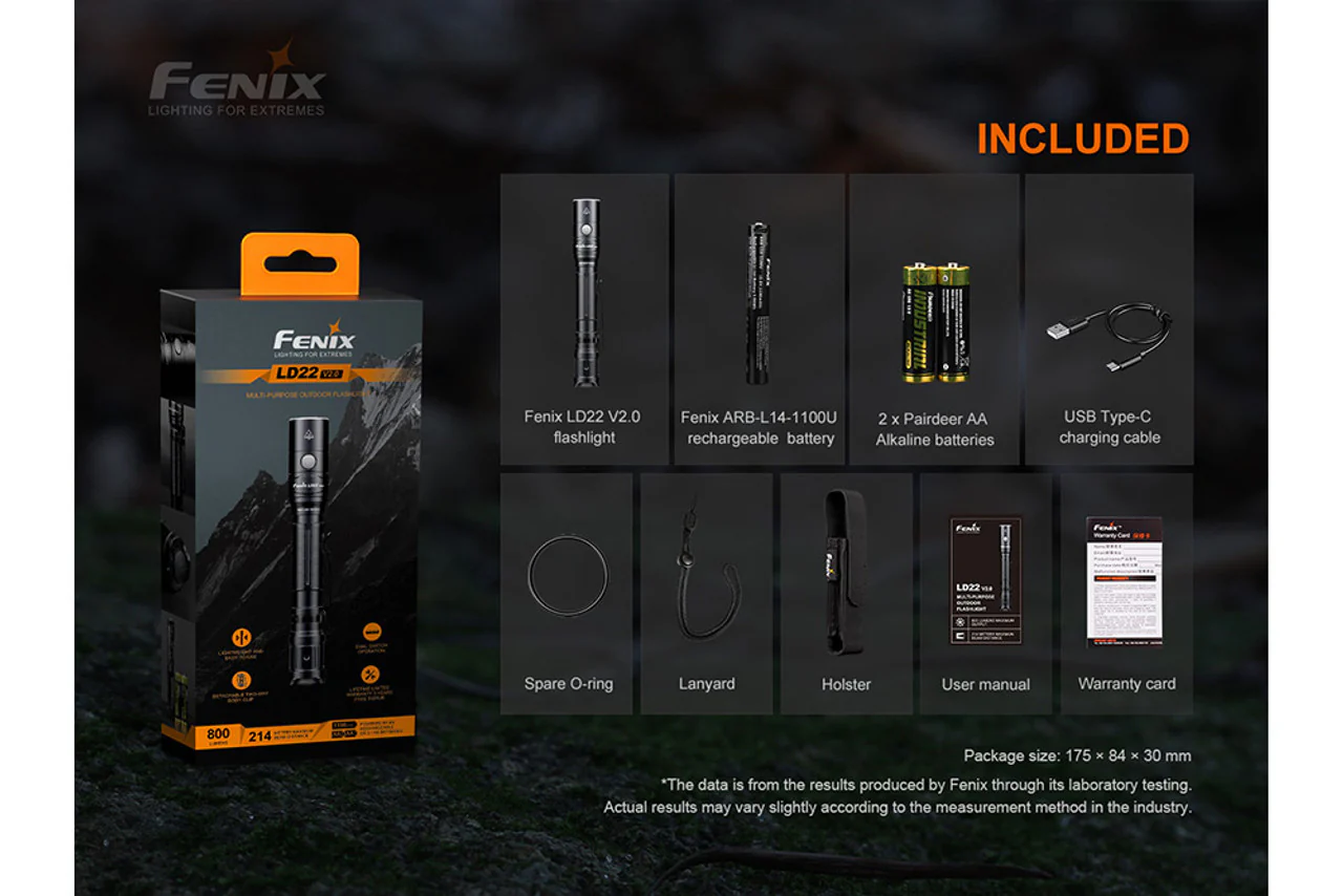 Fenix LD22 V2.0 Flashlight - Image 5
