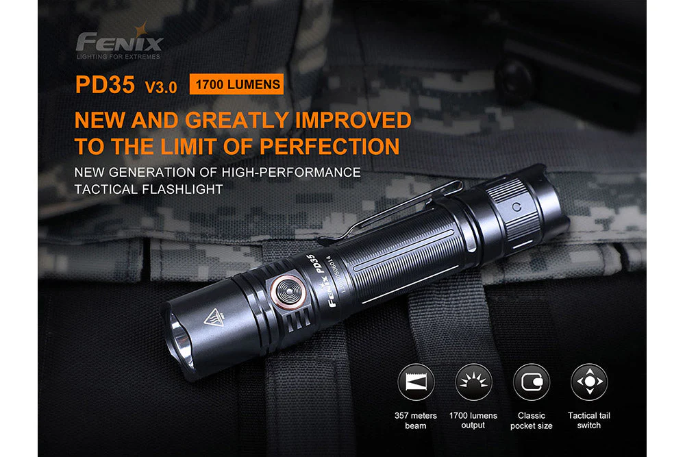 Fenix PD35 Flashlight V3.0 Tactical Flashlight - Image 3