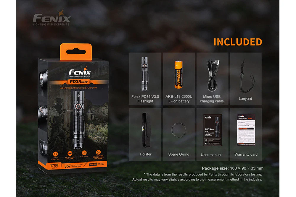 Fenix PD35 Flashlight V3.0 Tactical Flashlight - Image 4