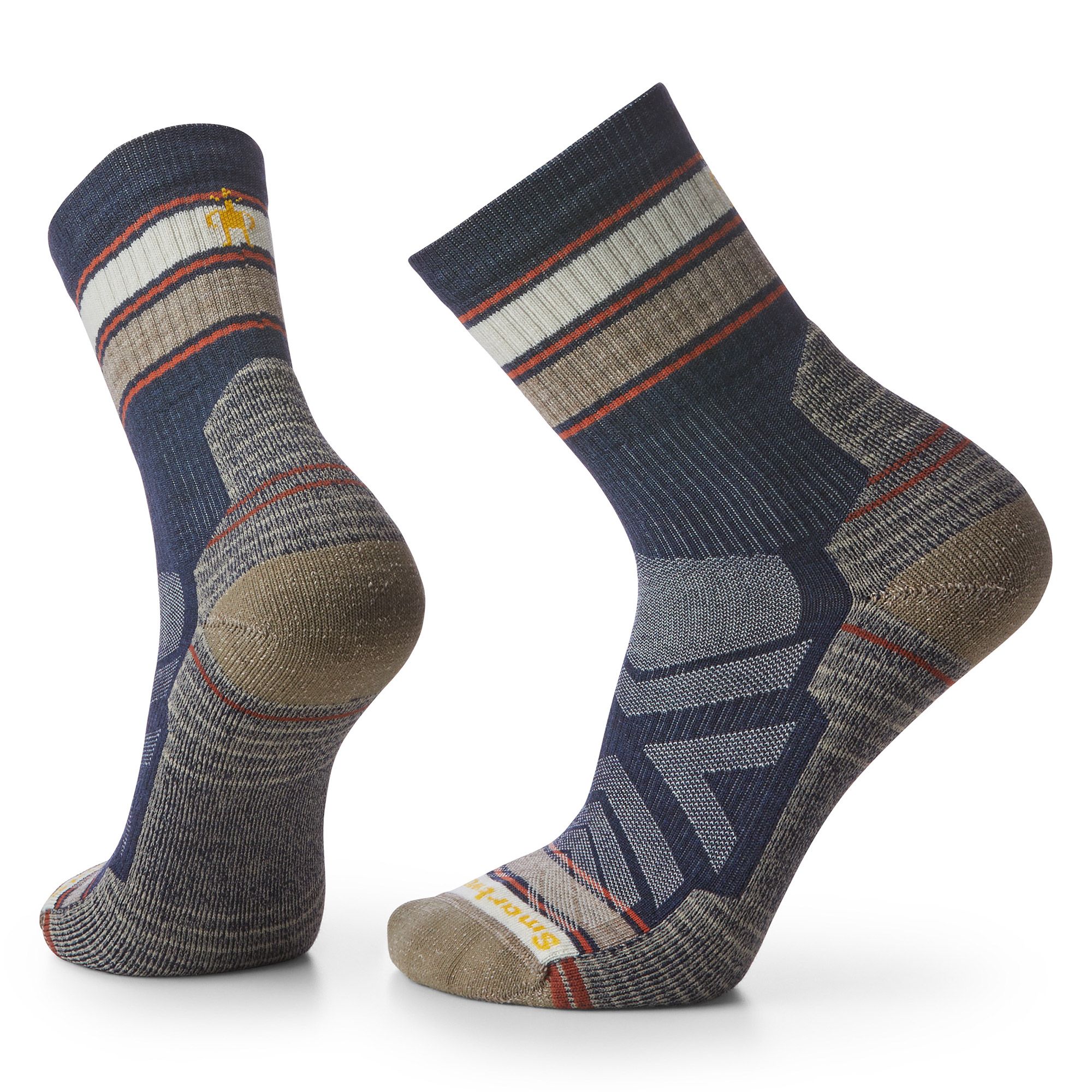 Hike Light Cushion Striped Mid Crew Socks - Image 2
