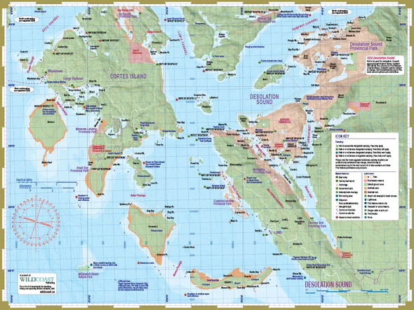 Wild Coast Maps - Waterproof 'Deck topper' Mapsheets - Image 7