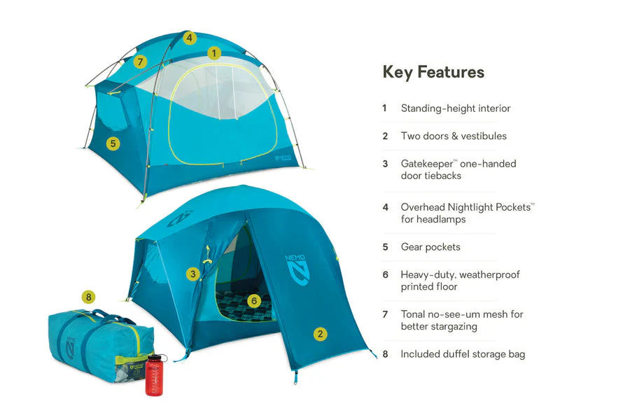 Nemo AURORA Highrise - 4 person tent - Image 2
