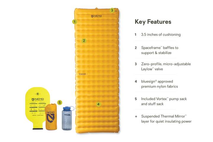 Nemo Tensor Trail Ultralight Insulated Sleeping Pad