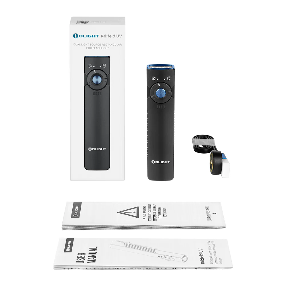 Olight Arkfeld UV & White Light EDC Flashlight - Image 4