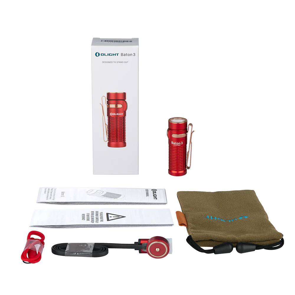 Olight Baton 3 Rechargeable EDC Flashlight - Image 6