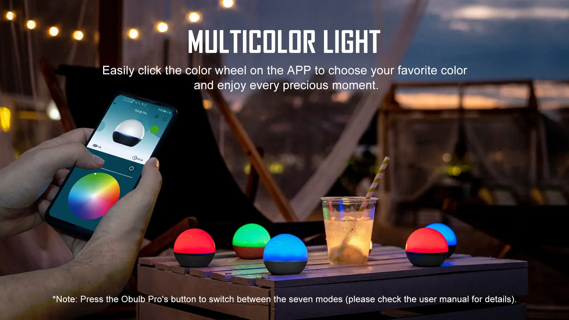 Olight Obulb Pro Multicolor Light with Bluetooth App Control - Image 3