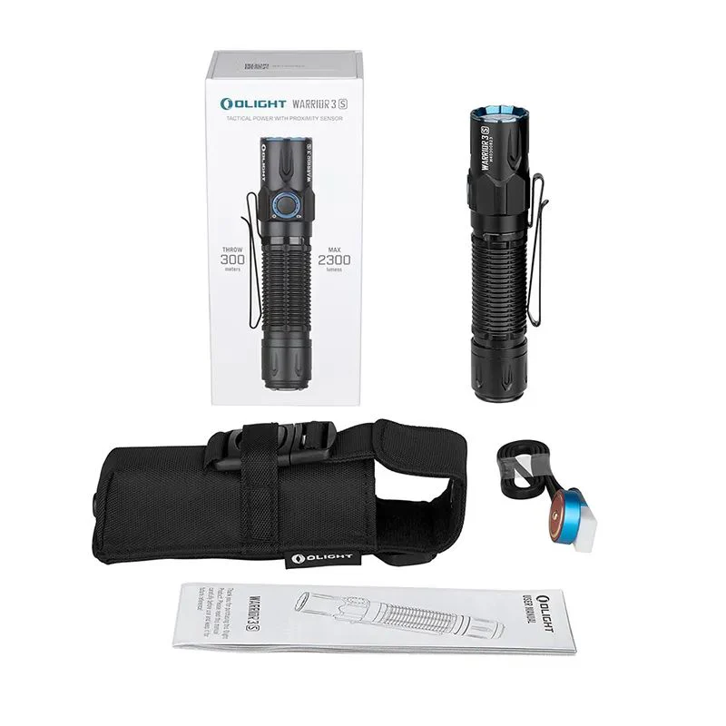 Olight Warrior 3S High Beam Tactical Flashlight - Image 5