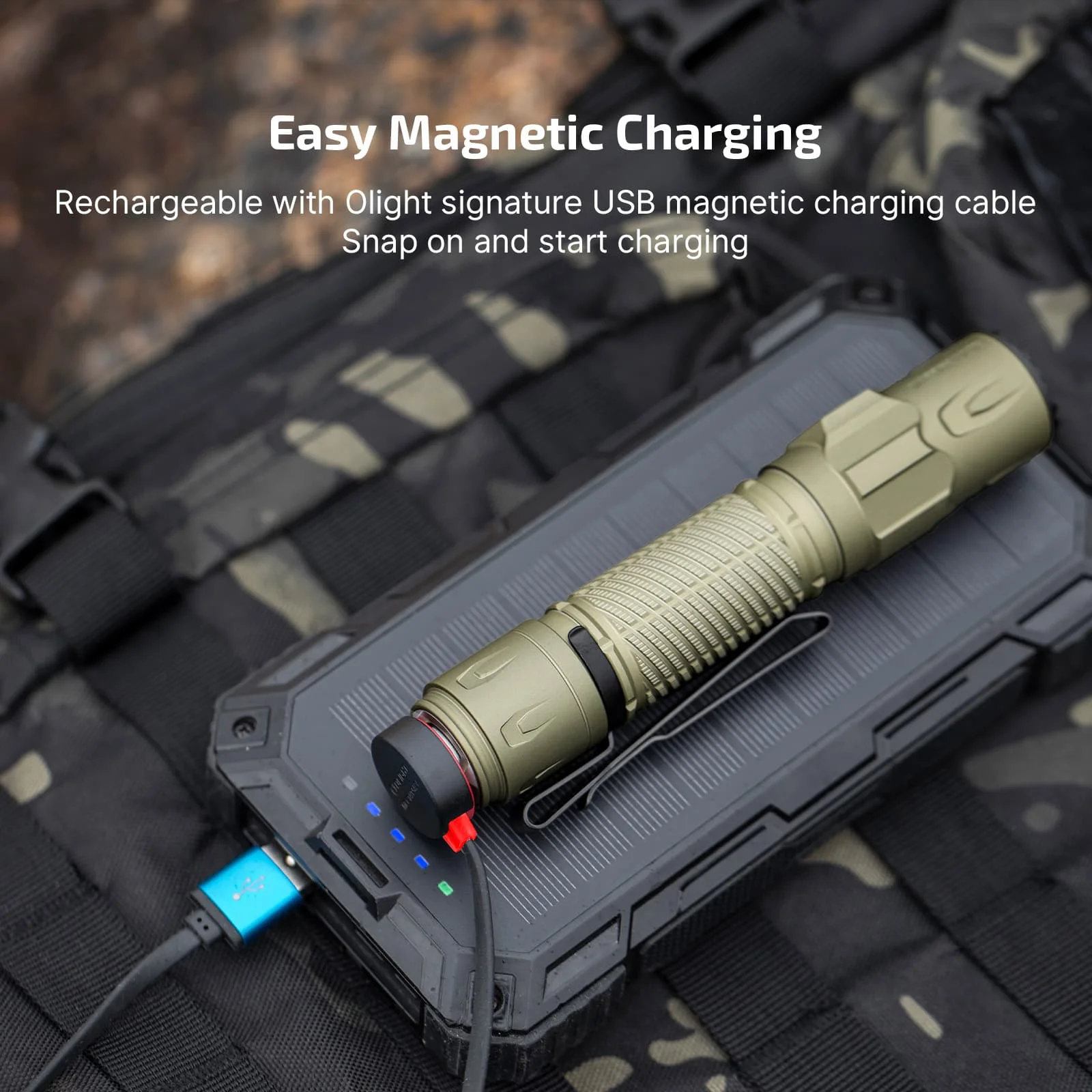 Olight Warrior Ultra 2500 Lumens Tactical Flashlight with OAL Material - Image 9