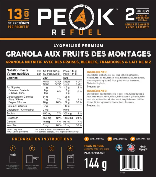 Peak Refuel - Mountain Berry Granola - Image 3
