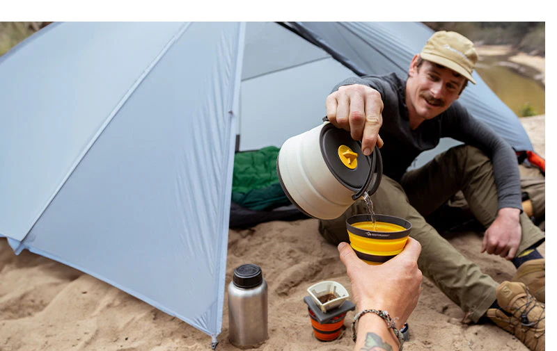 Sea to Summit Frontier UL Collapsible Kettle Cook Set with Cups - Image 4