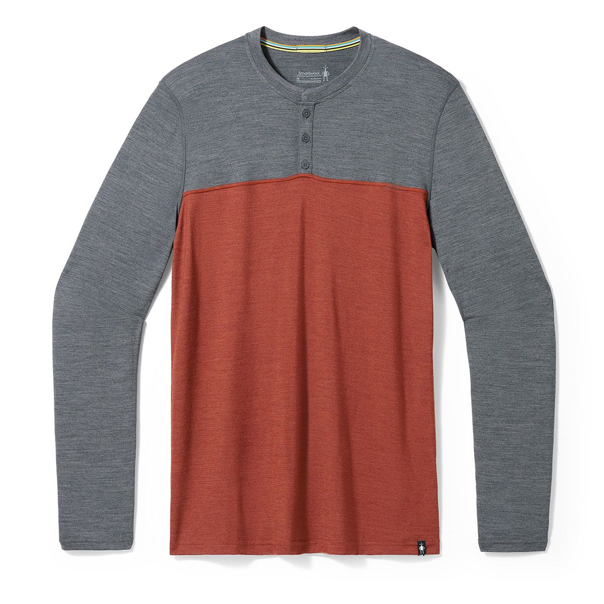 SmartWool Men's Long Sleeve Colourblock Henley - Image 2